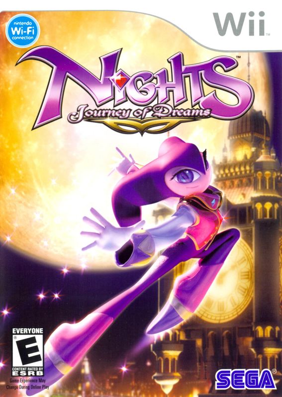 Nights Journey of Dreams box art for Wii
